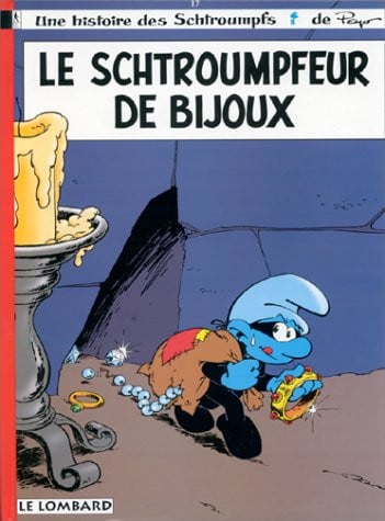[OCC004094] Les Schtroumpfs Lombard - Tome 17 - Le Schtroumpfeur de bijoux - Culliford Thierry, Parthoens - Livre d'occasion