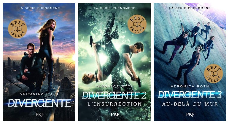[OCC004335] Divergente - Veronica Roth - Tomes 1 à 3 - Poche - Livre d'occasion