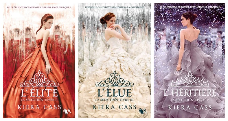 La Sélection - Tomes 1 à 4 - Kiera Cass - Grand format - Livre d'occasion