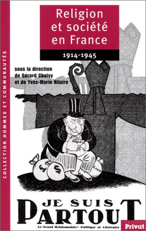 [OCC006209] Religion et société en France: 1914-1945 (Grand format) - Livre d'occasion
