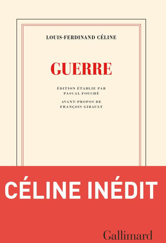 [OCC006246] Guerre - Céline, Louis-Ferdinand (Grand format) - Livre d'occasion