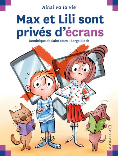 [OCC006441] Max et Lili sont privés d’écrans - Dominique de Saint Mars (écrivaine, auteure jeunesse et scénariste BDs) - Livre d'occasion