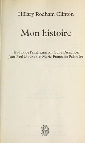 Mon histoire - Clinton, Hillary Rodham (Poche) - Livre d'occasion